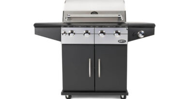 Boretti Da Vinci Nero gasbarbecue met zijbrande