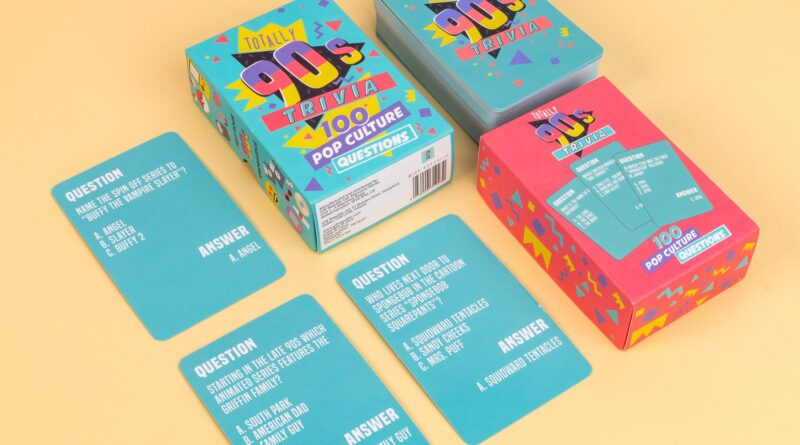 Lees alles over  90s Trivia Spel - Popcultuur en bestel deze goedkoop online