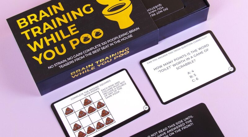 Lees alles over  Brain Training While You Poo Kaarten en bestel deze goedkoop online
