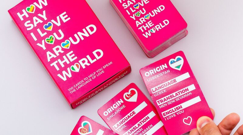 Lees alles over  How To Say I Love You Around The World Kaarten en bestel deze goedkoop online