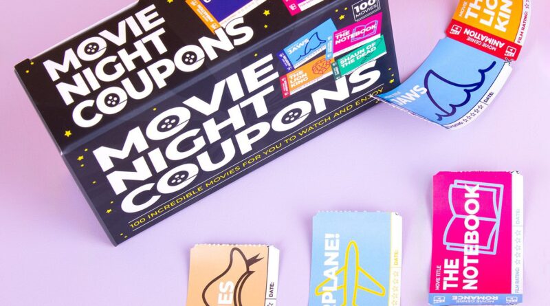 Lees alles over  Movie Night Coupons en bestel deze goedkoop online