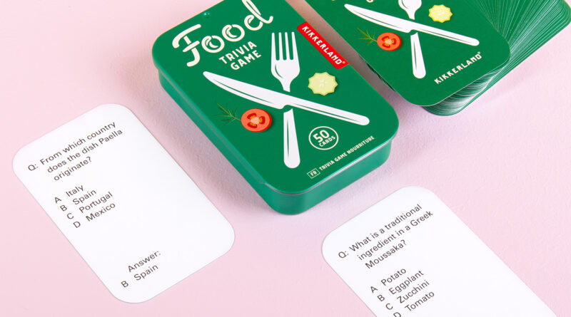 Lees alles over  Trivia Game - Food en bestel deze goedkoop online