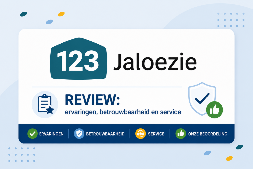 123jaloezie review over ervaringen, betrouwbaarheid en service