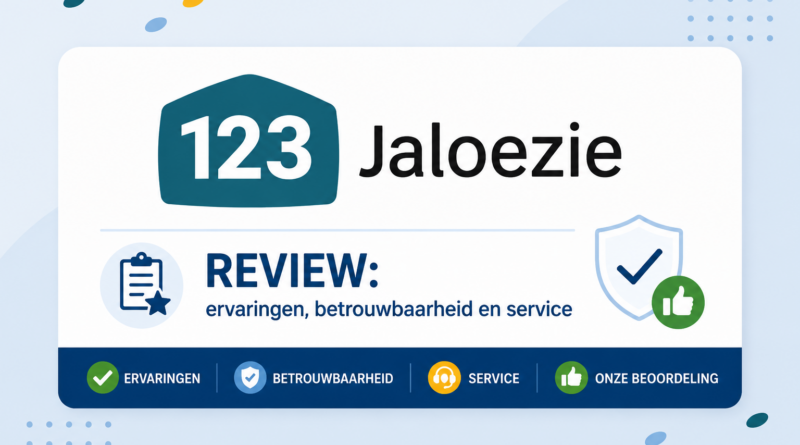 123jaloezie review over ervaringen, betrouwbaarheid en service