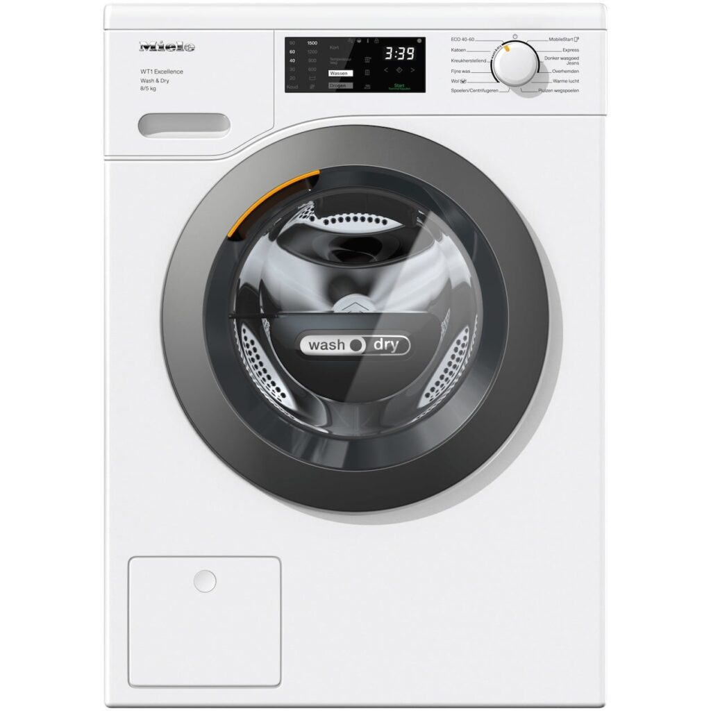 Bestel nu goedkoop de Miele WTD 165 WPM Was-droogcombinatie Wit