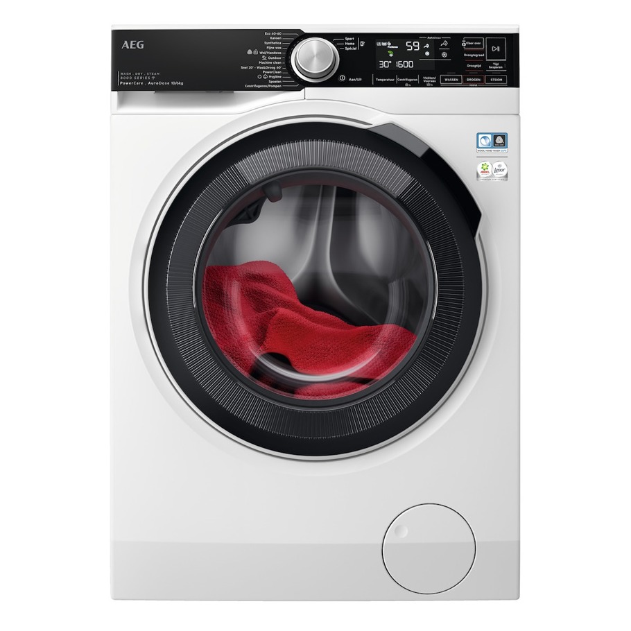 Bestel nu goedkoop de AEG LWR8716AD6 Was-droogcombinatie Wit