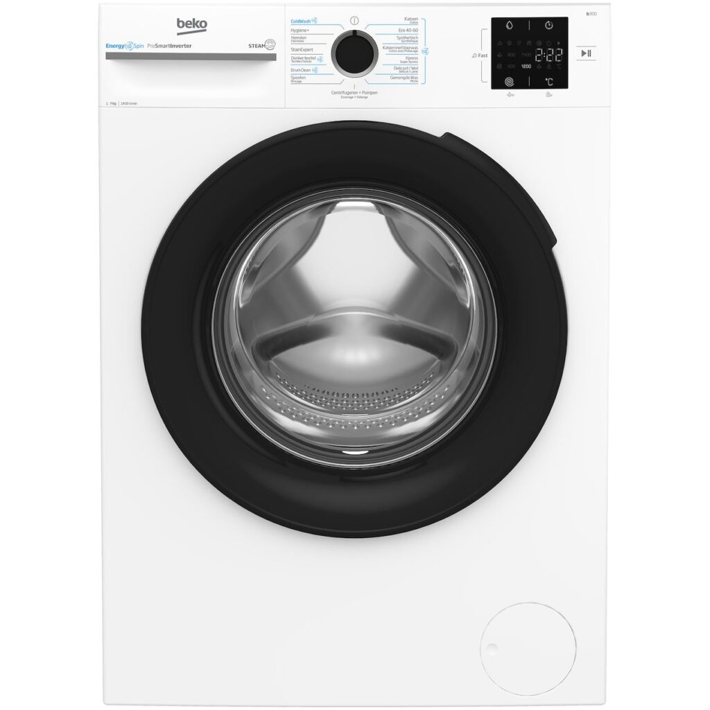Bestel nu goedkoop de Beko BM3WFU3741W EnergySpin Wasmachine Wit