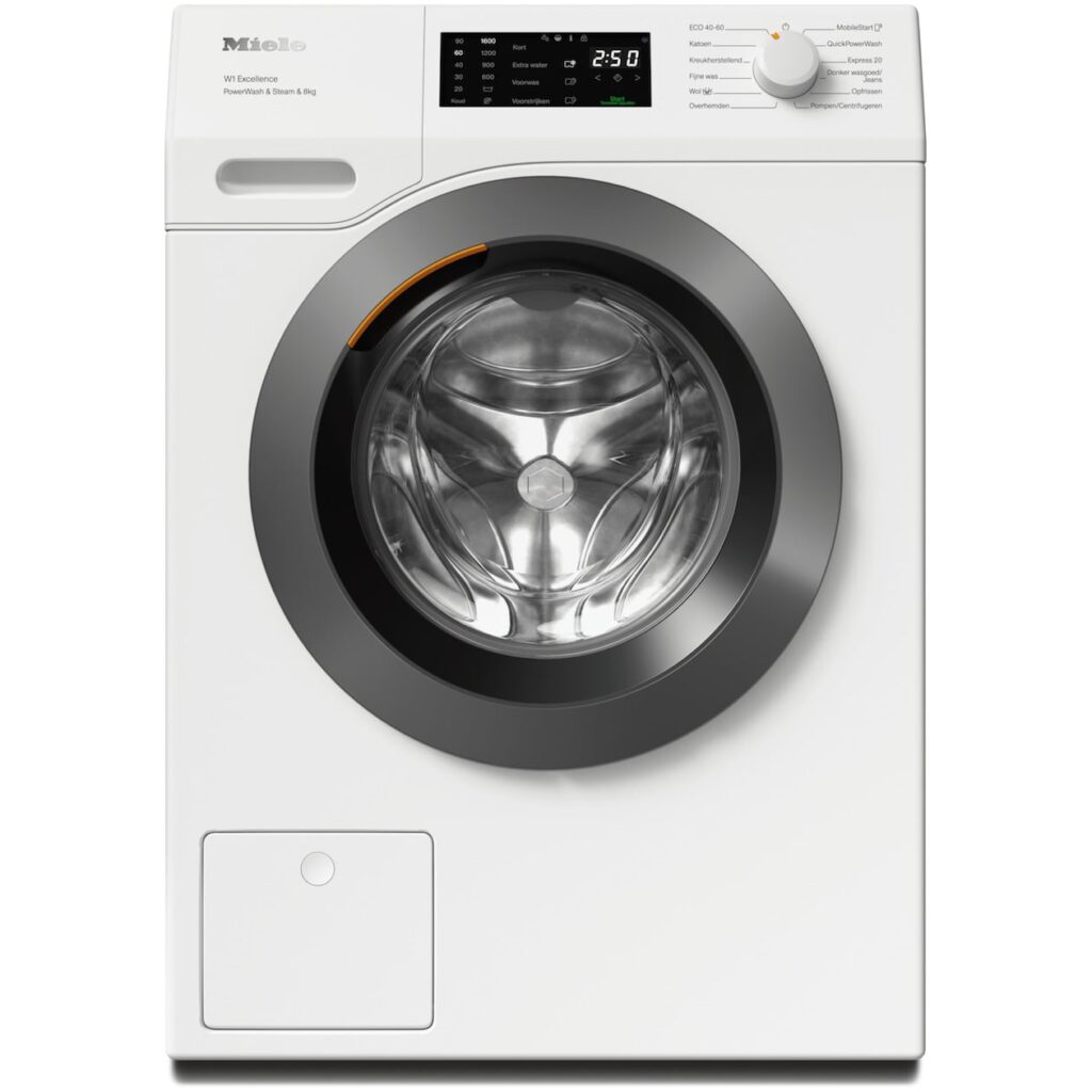 Bestel nu goedkoop de Miele WEC 395 WPS Excellence PowerWash & SteamCare Wasmachine Wit