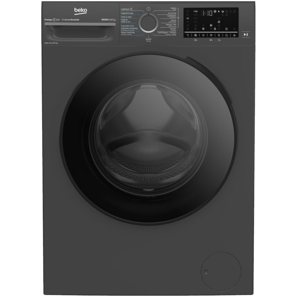 Bestel nu goedkoop de Beko BM5DFT4841A Was-droogcombinatie Zwart