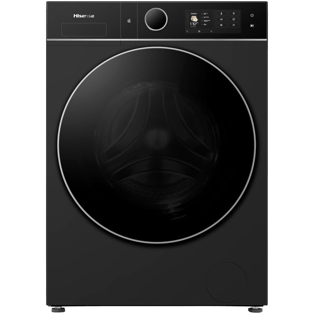 Bestel nu goedkoop de Hisense WD5I1245BBRH/BL Was-droogcombinatie Zwart
