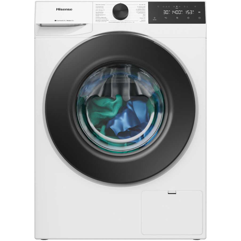Bestel nu goedkoop de Hisense WF3E1043BWQ Wasmachine Wit