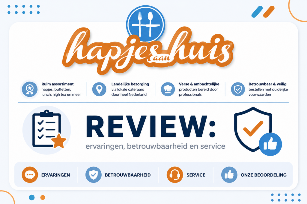 Hapjesaanhuis.nl review over ervaringen, betrouwbaarheid en service