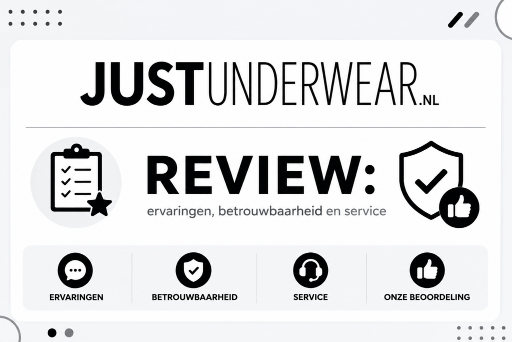 Just Underwear review over ervaringen, betrouwbaarheid en service