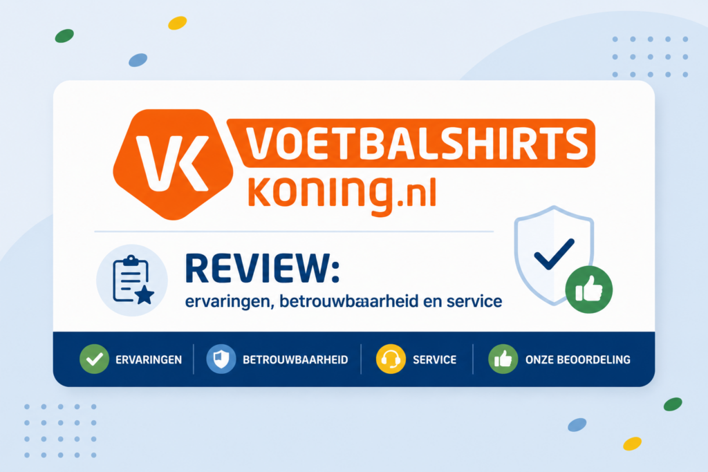 Voetbalshirtskoning review over ervaringen, betrouwbaarheid en service